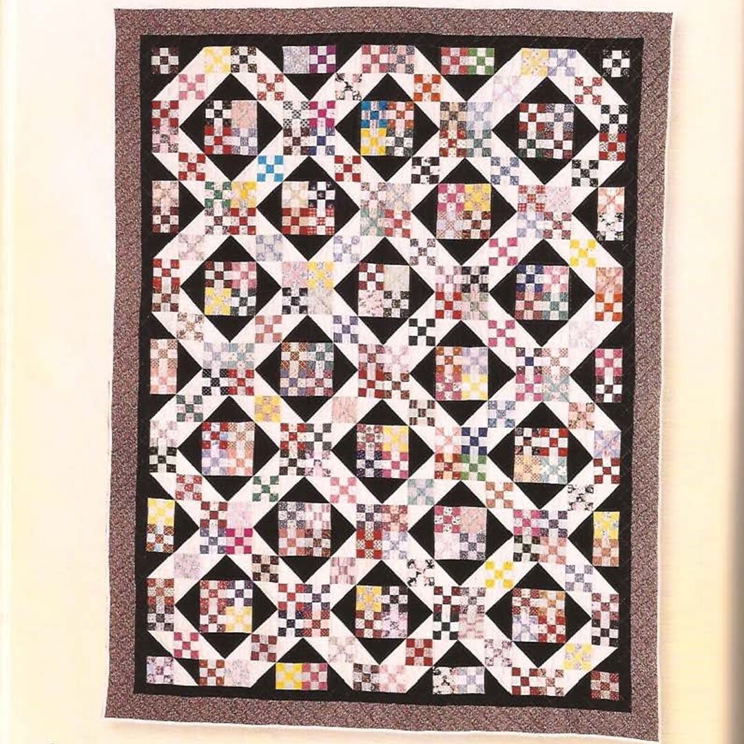 Vintage PDF PATTERN Scrap Quilt Tutorial Classic Oklahoma Etsy