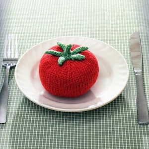 Beginner-friendly KNITTING Pattern Tomato Amigurumi PDF | Vintage Stuffed Toys Red Vegetable Playful Veggie Love Apple Instant Download