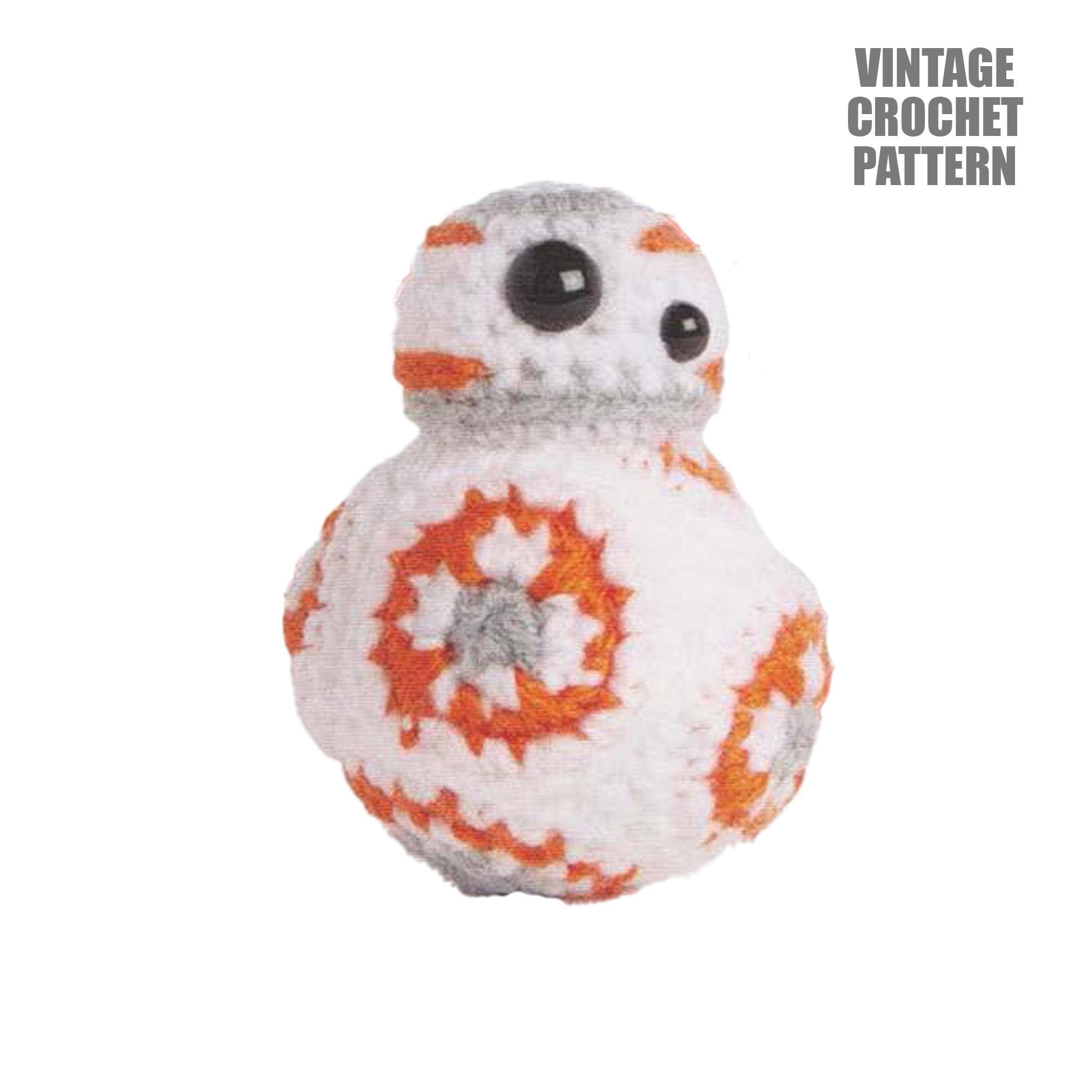 Amigurumi Star Wars BB-8 Crochet PATTERN | Beginner-friendly 2.75
