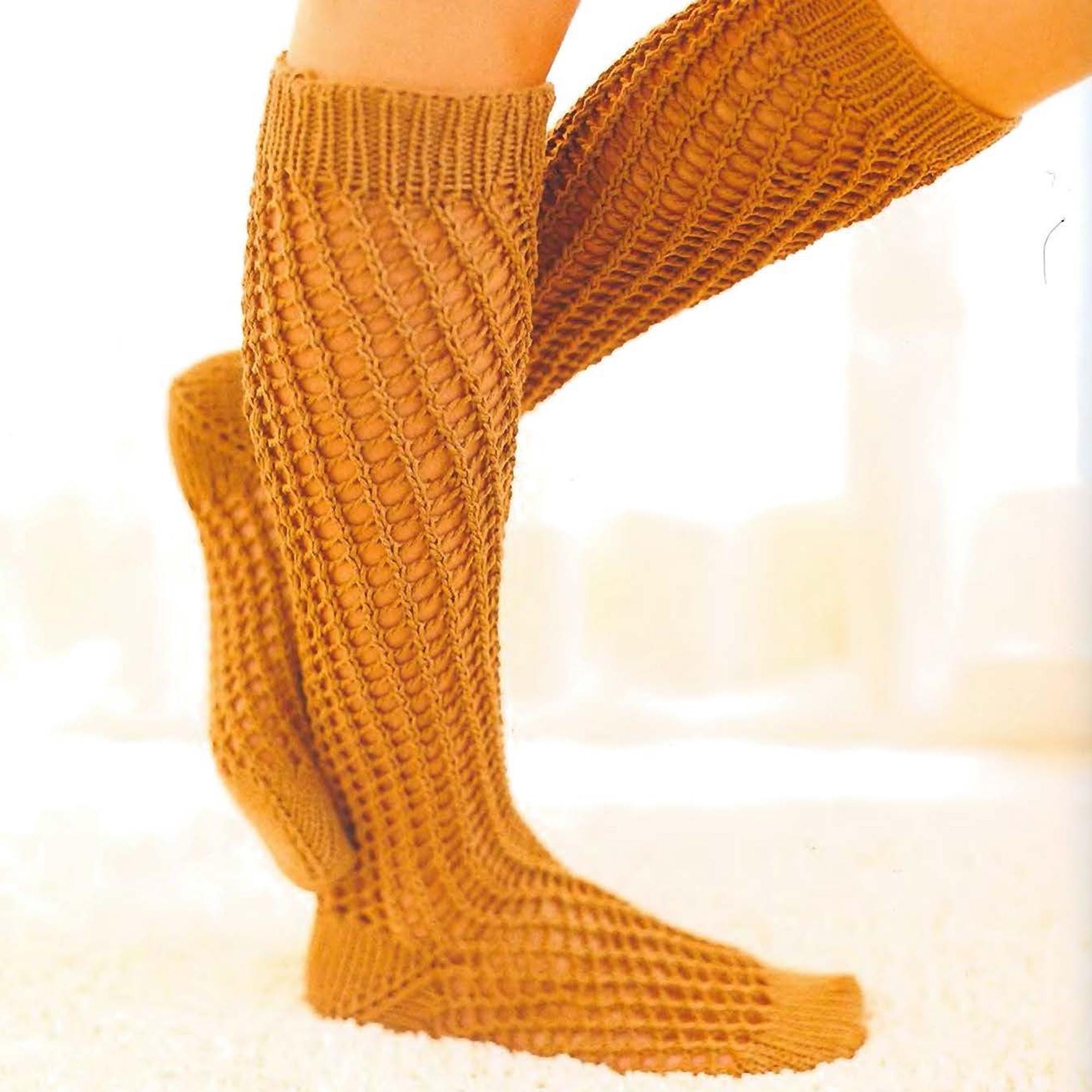 Mi-bas résille vintage pour femmes MOTIF PDF Bas traditionnels