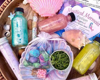 Mystieke zeemeermindrankset | Sensorische en STEAM-activiteitenkit voor kinderen