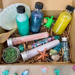 Ocean Magical Potion Kit | Potion Play | STEM Activity | Mud Kitchen | Kid's Gift | Birthday Gift