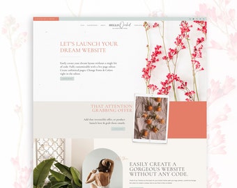 Hello Orchid WordPress Theme | Feminine WordPress Theme | Kadence Theme