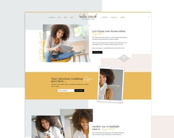 Hello Coach WordPress Theme | Feminine WordPress Theme | Kadence Theme