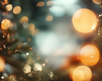 Atmospheric christmas digital background , photoshop overlay, studio achtergrond voor fotografen, tv frame art