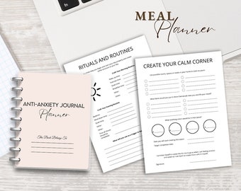 Planificador de comidas moderno, organizador de menú semanal, planificador de recetas, bloc de notas de planificación de comidas, accesorio de cocina