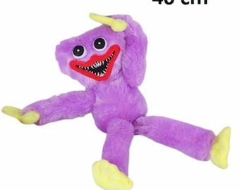 New purple huggy wuggy plush scary toys for kids