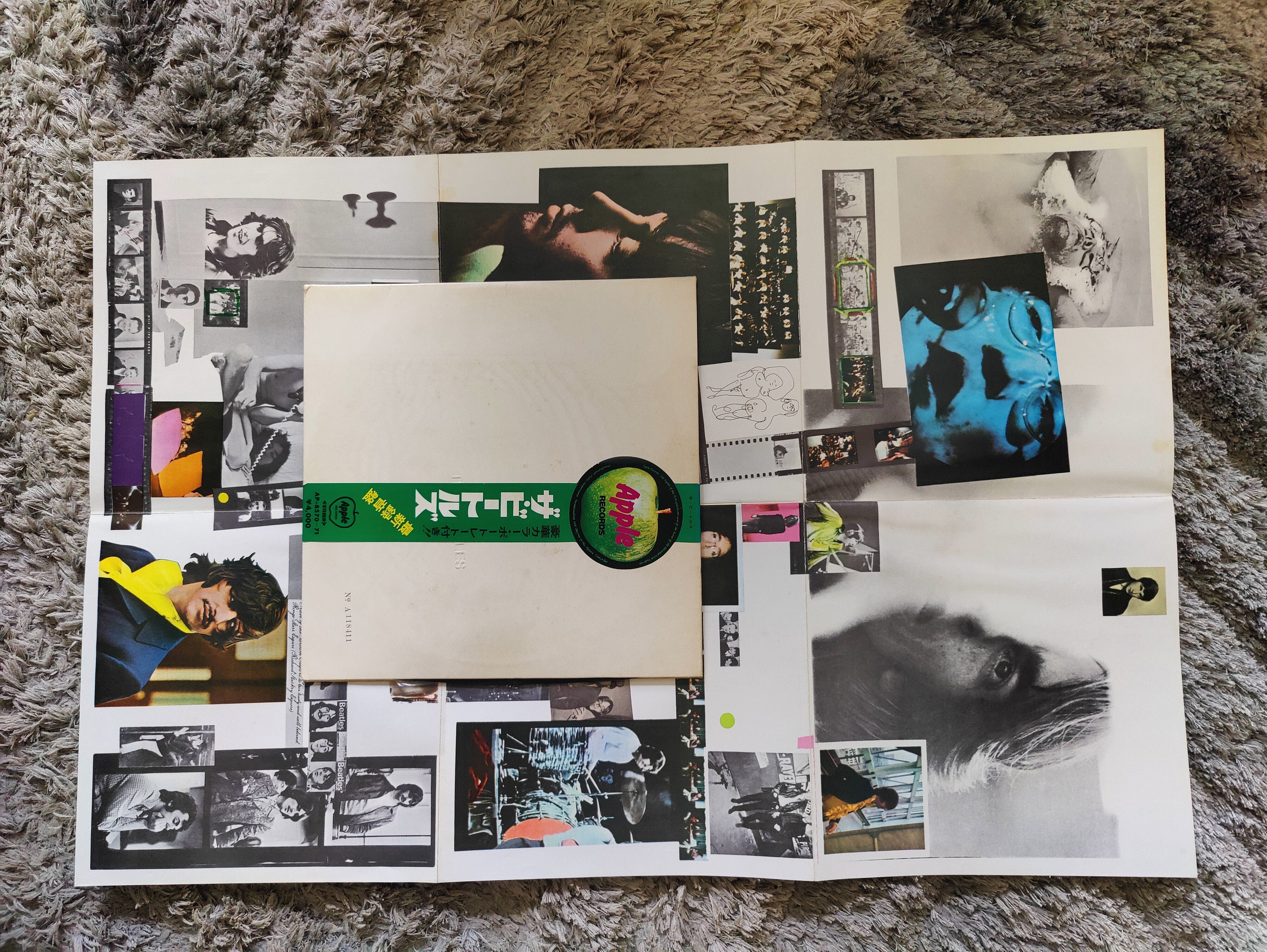 The Beatles : White Album - Japanese Apple Stereo AP8570-71 +