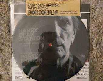 Harry Dean Stanton – Delvis fiktion: Förseglad LTD-utgåva av bildskiva och filmaffisch