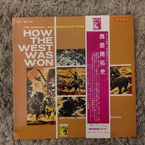 Como o Ocidente foi conquistado - 西部開拓史: Alfred Newman - Japanese Stereo MM 1031 + OBI LP