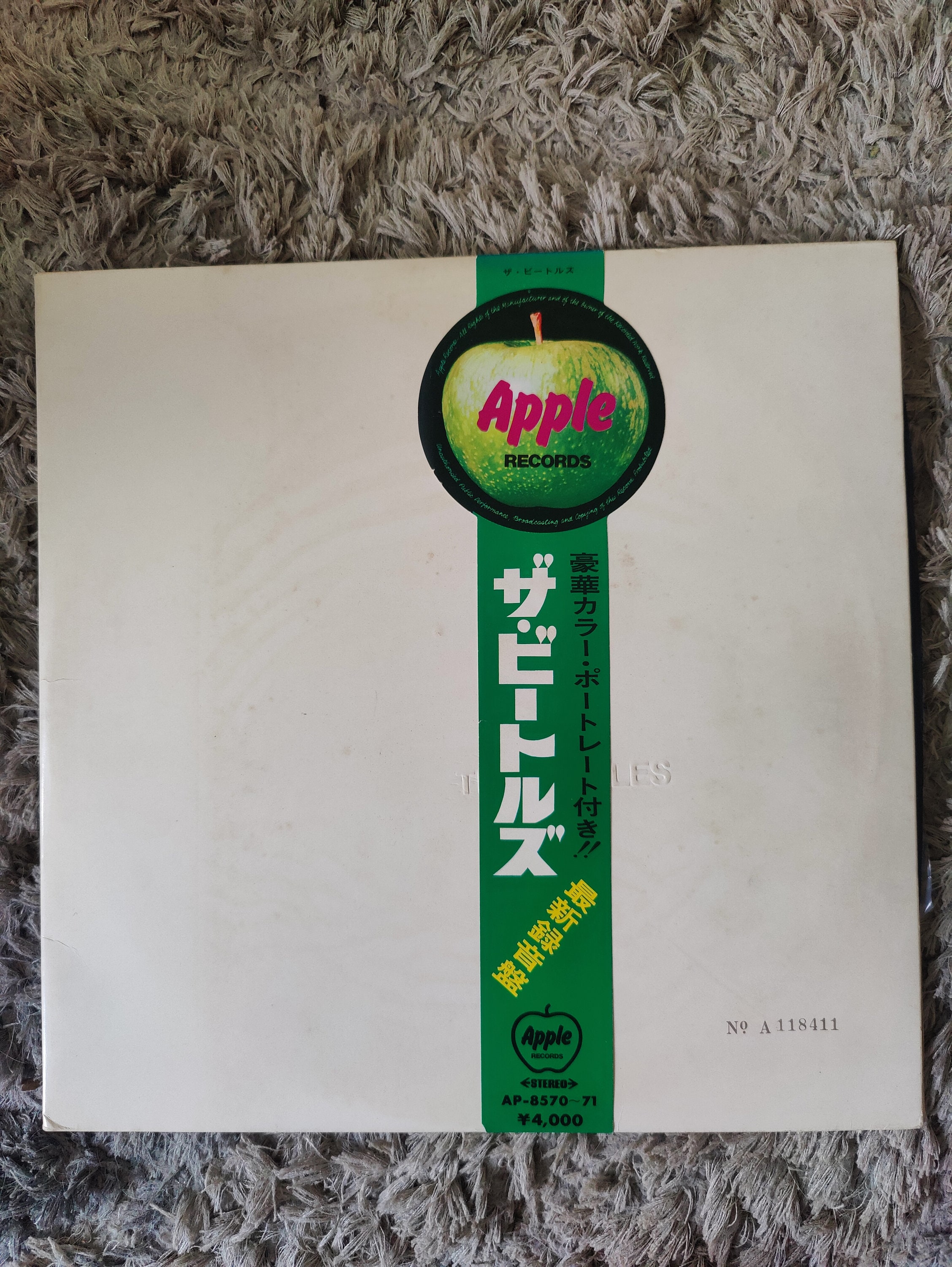 ★美盤 アップル赤盤 ビートルズ ホワイト・アルバム ザ・ビートルズホワイトアルバム見本盤希少アップル赤盤AP―8570