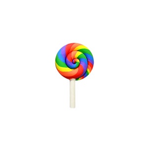 Lollipop Pin | Kawaii Rainbow Swirl Candy Cloisonne | Polymer Clay Miniature Food Backpack Jacket Brooch | Girls Teen Jewelry Gift