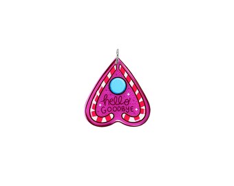 Zuckerstange Ouija Brett Planchette Anhänger | Kawaii Urlaub Weihnachtsstimmung Brettspiel Anhänger | Halskette Ohrringe DIY Handwerk Schmuck Versorgung