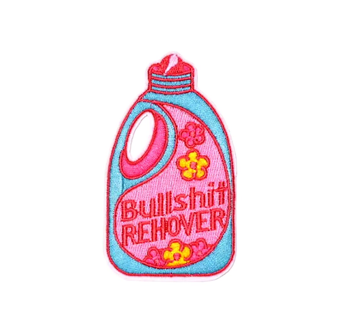 Bulshit Remover Sticker Funny Laundry Detergent Patch | Trucker Hat Bullshit Remover Iron-on ...