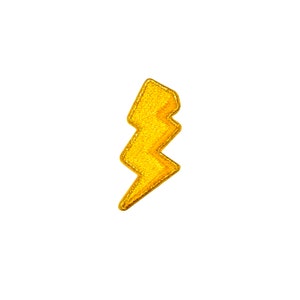 May include: A yellow embroidered lightning bolt patch.