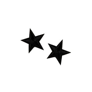 May include: Two black felt star-shaped patches.
