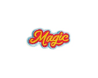 Patch magique autocollant | autocollant autocollant Mini mot magique | Badge autocollant bricolage sorcière Kawaii | Accessoire veste sac à dos Magician