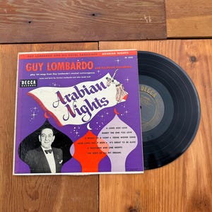 Vintage 1954 Guy Lombardo and His Royal Canadians Arabian Nights 33/Rpm 10”Record