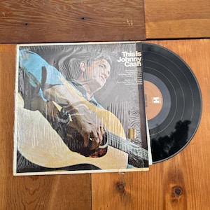 Vintage 1969 This Is Johnny Cash 33/Rpm 12”Record
