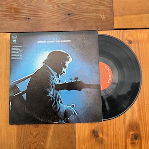 Vintage 1969 Johnny Cash At San Quentin 33/Rpm 12”Record