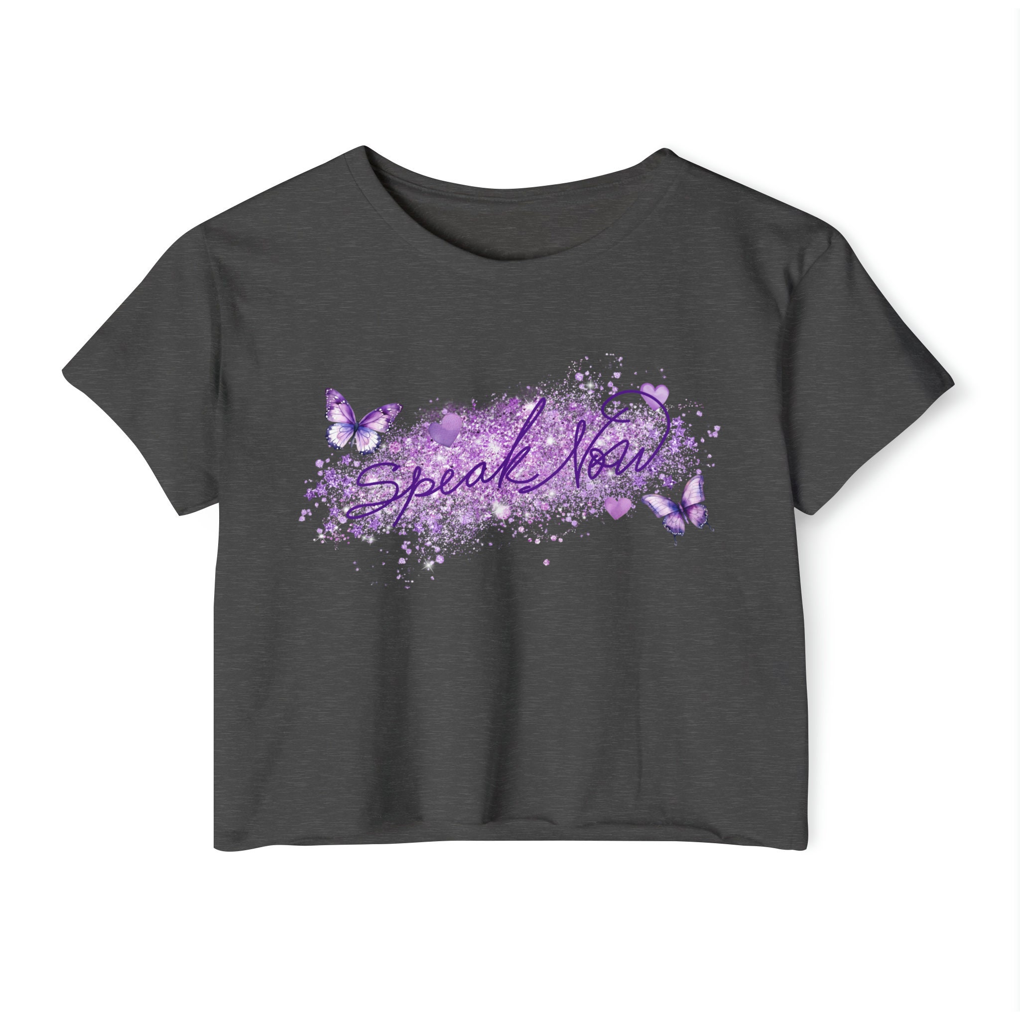 Speak Now Taylor Crop Top Shirt, Taylor Flowy Cropped Tee