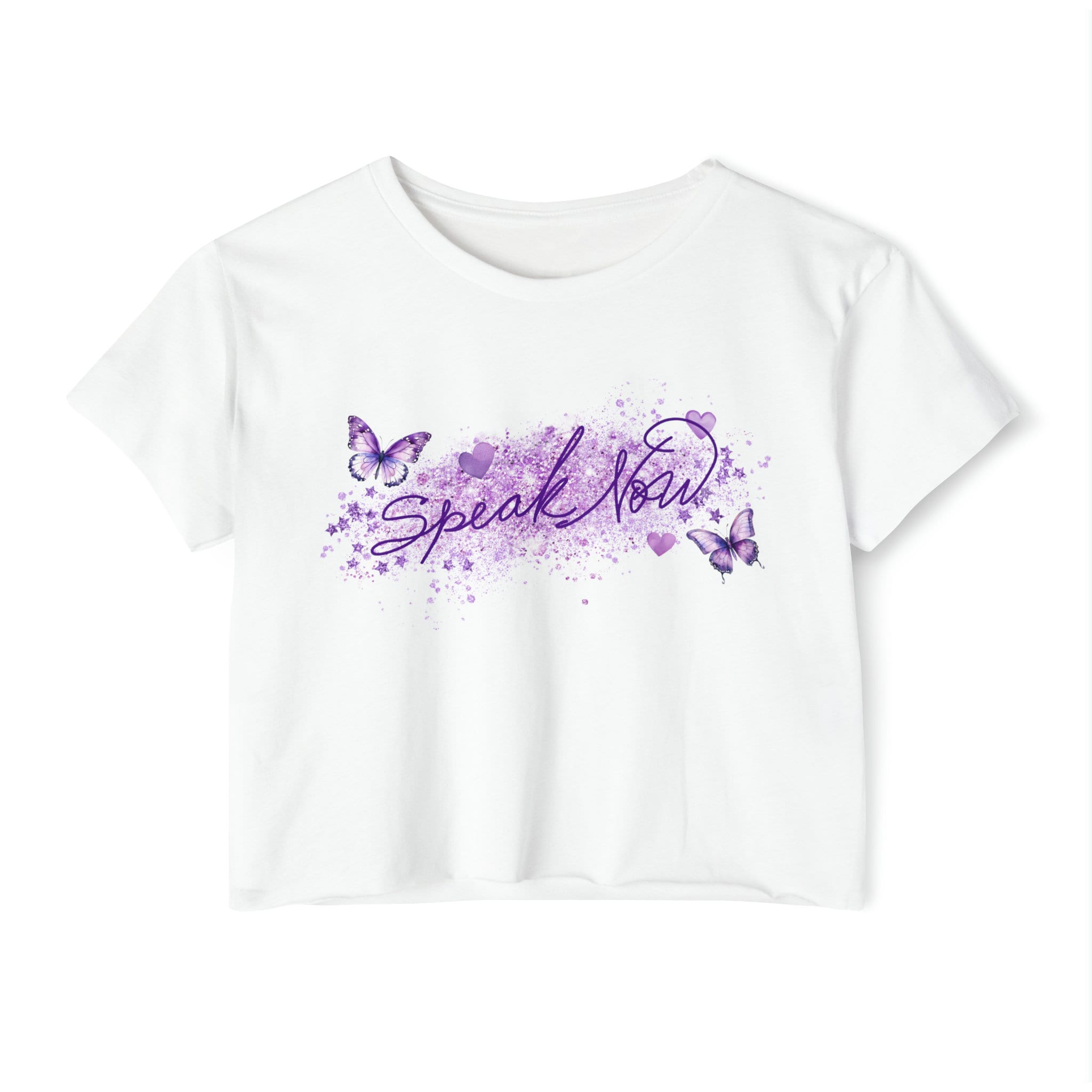 Speak Now Taylor Crop Top Shirt, Taylor Flowy Cropped Tee