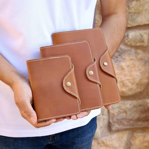 Engraved Leather Journal, Christmas Gift Journal,Custom Refillable Leather Journal,Personalized Full Grain Leather Notebook Gift For Him Her
