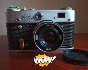 再生品 FED-3 35mmフィルムカメラ、ソ連製レンジファインダーカメラ