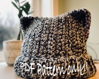 Easy Cat-Ear Beanie! (Pattern)