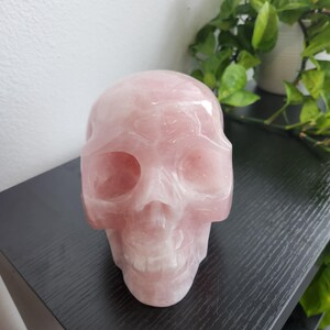 Rose Quartz Skull