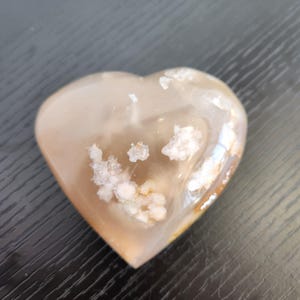 Flower Agate Heart