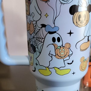 40oz Disney theme   Halloween  Tumbler - 40oz tumbler - Gift tumbler - 40oz Tumbler with Straw