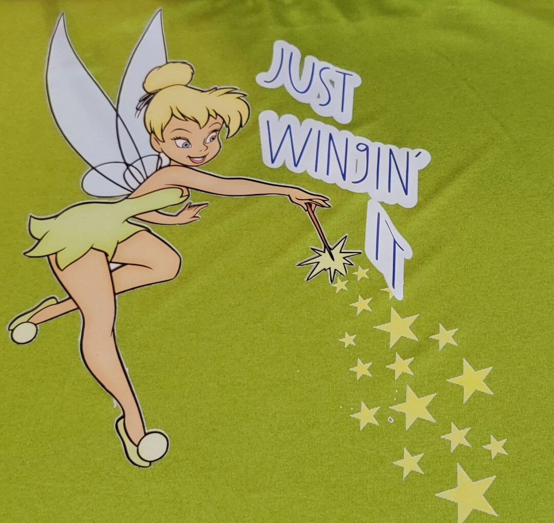 Tinkerbell Spring Time Square Tinkerbell-wingin It Springtime Surprise Race Tank (size Large) - Etsy