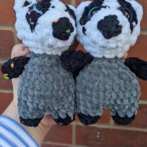 Modèle au crochet sans couture Mini blaireau