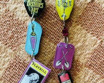 Death Becomes Her - dangle charm earrings