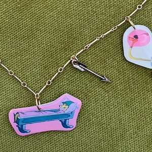Sir Hiss - dangle charm necklace