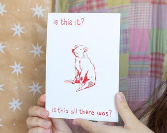 Is This It Cow Drawing: High Quality Print