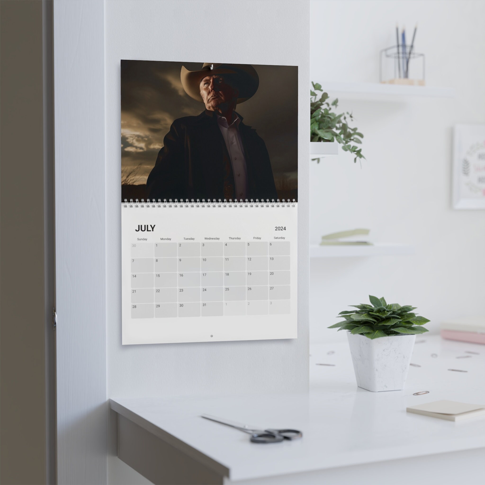 Donald Trump 2024 Calendar sold by Elizabeth Delighted SKU 4731208
