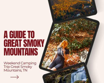 Great Smoky Mountains Weekend Guide | Fall Foliage Adventure | PDF Travel Itinerary | Gatlinburg Travel Tips | Instant Download