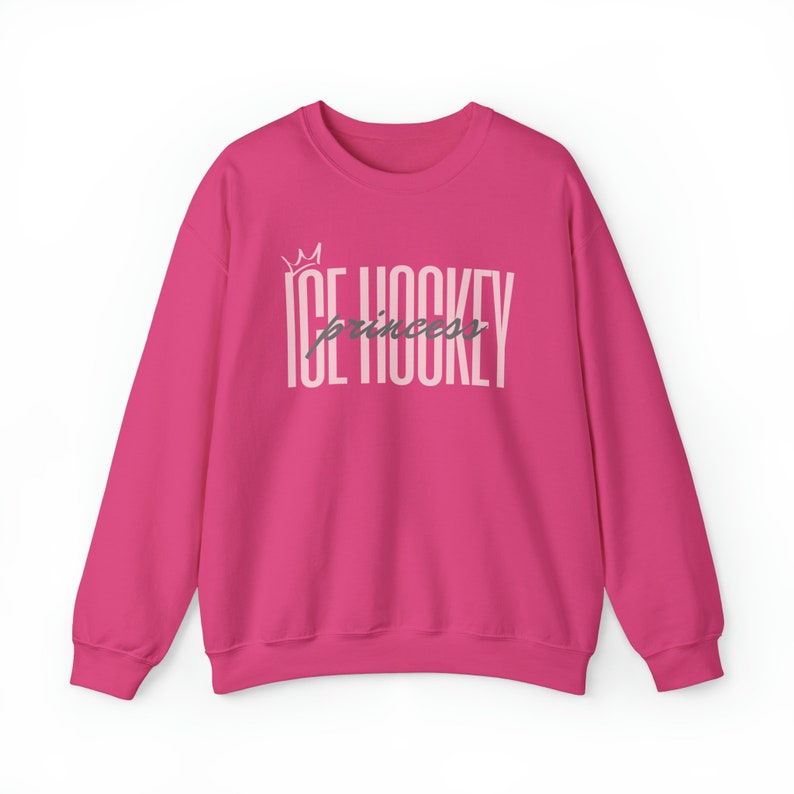 Hockey Sweatshirt Ice Hockey Princess Girl Hockey Sweatshirt Hockey ...