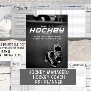 Planer menedżerów i trenerów hokeja: Organizacja zespołu, plan na lata 2026–2027 (pobierz plik PDF)