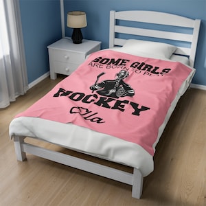 Girls hockey bedding sale