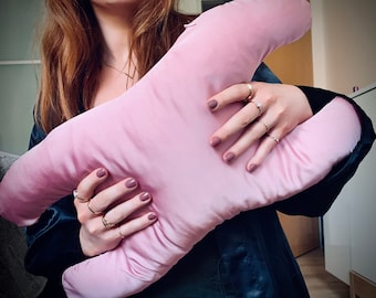 しわ防止バタフライピロー - シルクサテンの美眠クッション