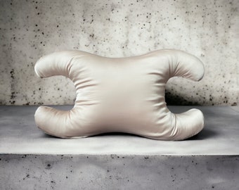 シルクサテンのビューティースリープピロー - 手作りの蝶形の高級枕カバー - しわ防止＆まつ毛エクステ対応