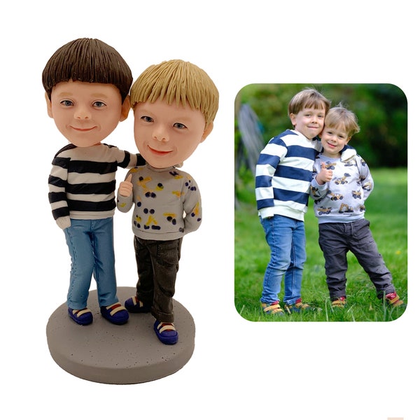 Personalized custom bobbleheads,custom kids bobbleheads, kids birthday gifts,children's day gifts,graduation anniversary gifts for students.