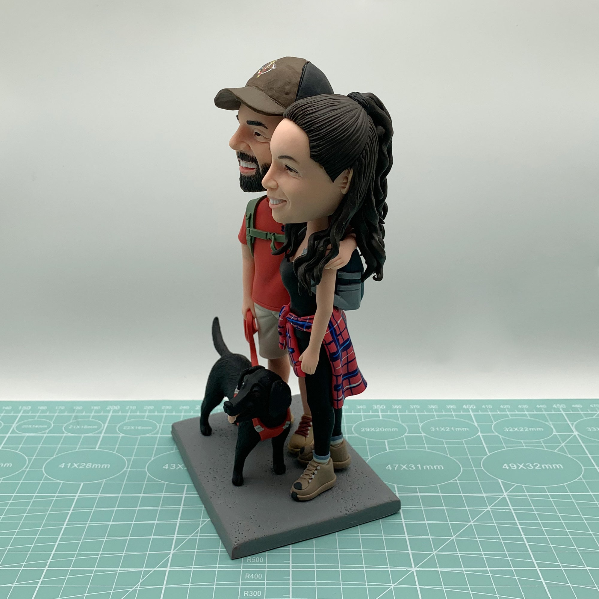 Golf Lovers Couple Custom Bobblehead