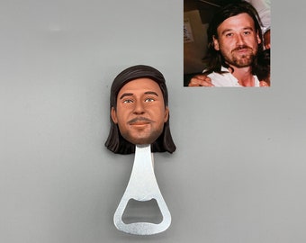 Flesopener op maat, gepersonaliseerd kerstcadeau, verjaardagscadeau, cadeau voor hem, cadeau voor getuige, cadeau voor vader