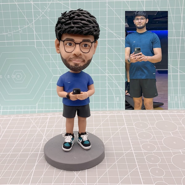 Personalized custom bobbleheads,customize your own 3D statue,custom boyfriend bobbleheads,boyfriend birthday gifts,girlfriend birthday gifts