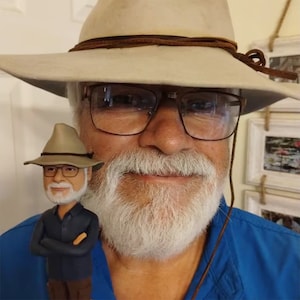 Custom father bobblehead,personalised grandparent bobblehead,father gifts,grandparents&#39;50th anniversary gifts,birthday gifts,Christmas gifts