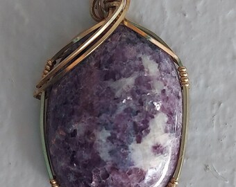 Lepidolite Pendant